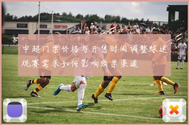 中超门票价格与开售时间调整球迷观赛需求如何影响购票渠道