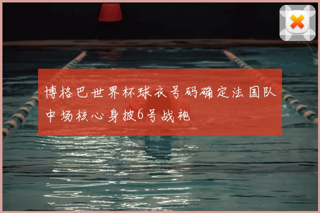 博格巴世界杯球衣号码确定法国队中场核心身披6号战袍